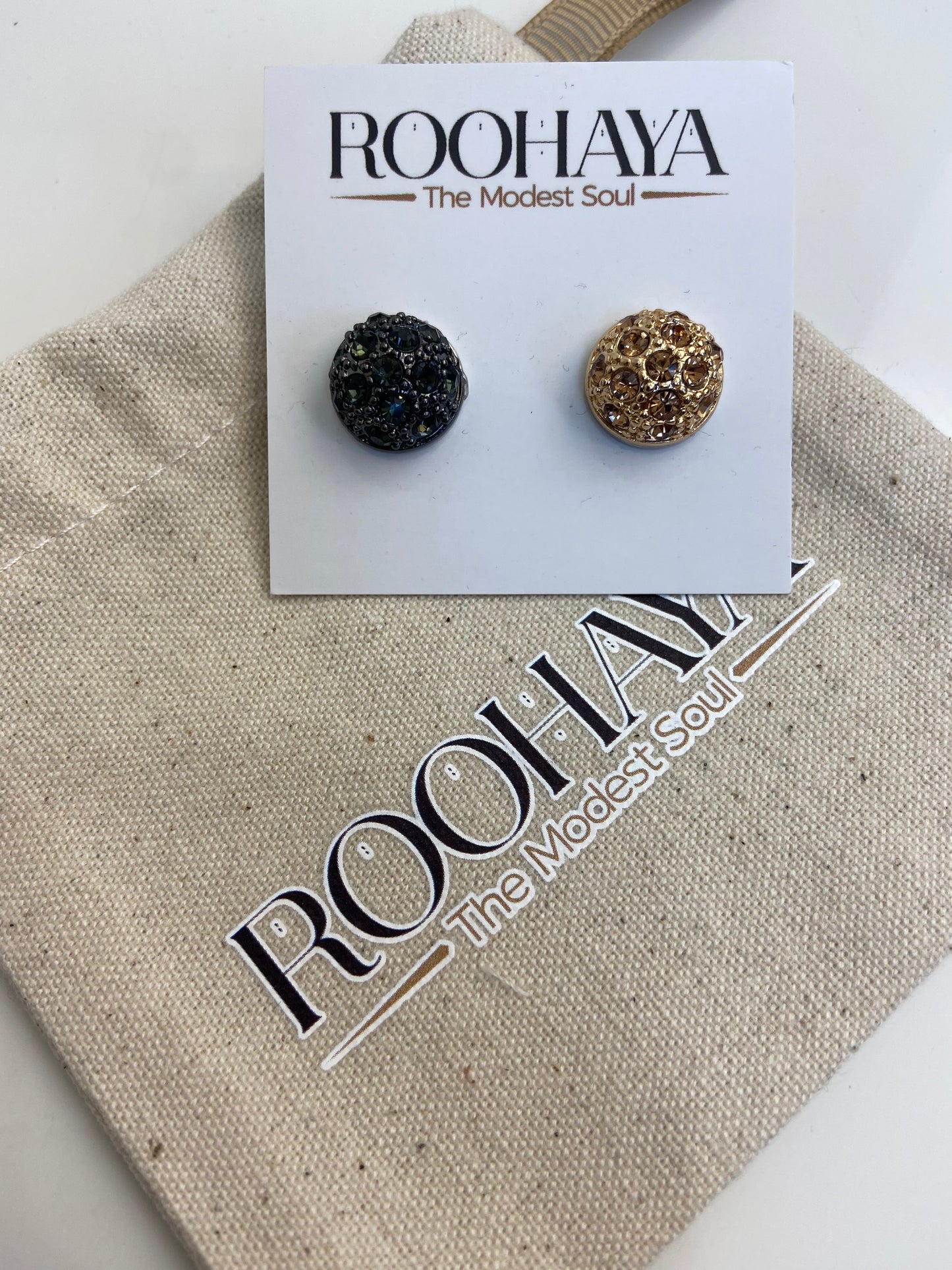 Hijab Pins Diamante Ball Magnet