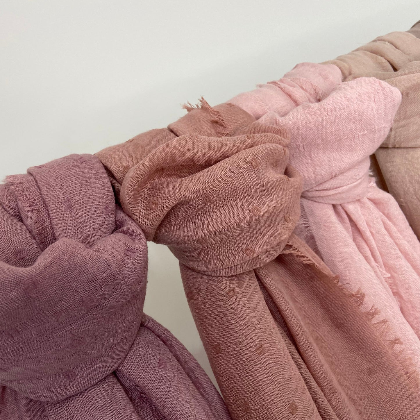 Hijab Textured jacquard cotton - Over 10 shades