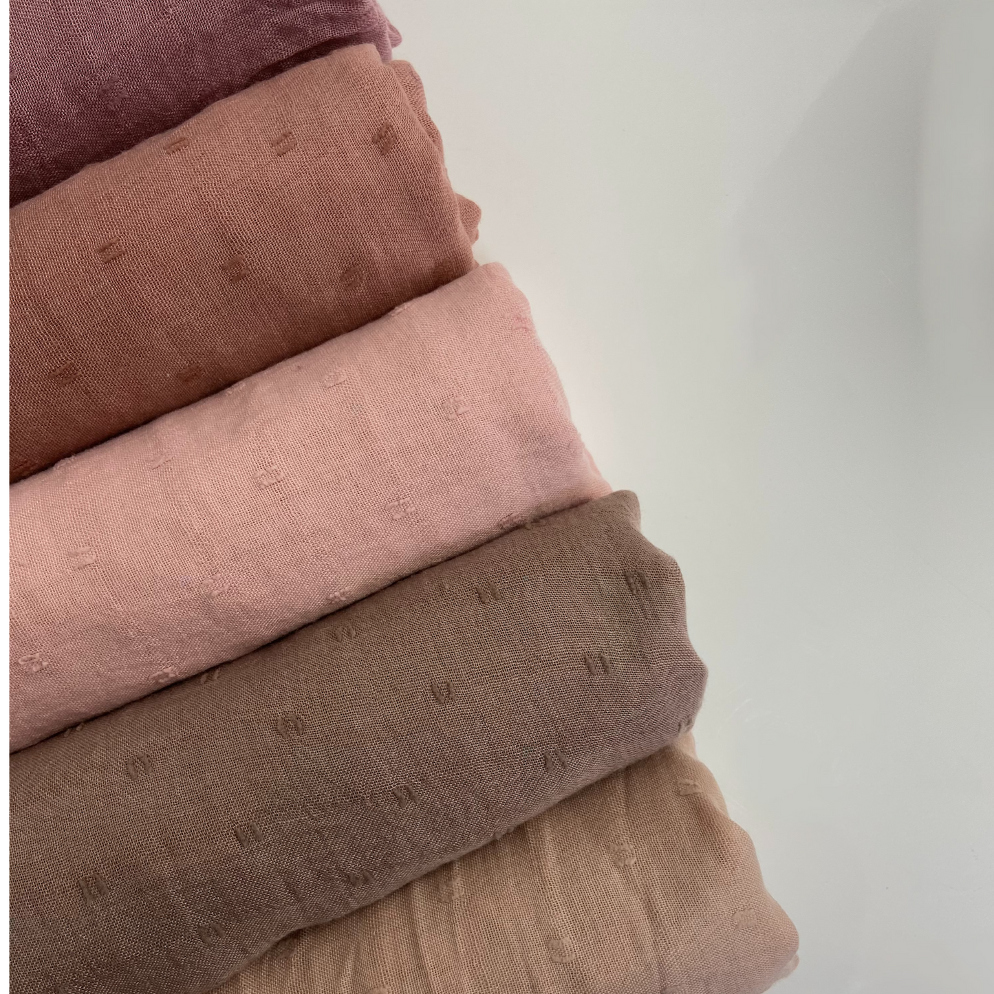 Hijab Textured jacquard cotton - Over 10 shades