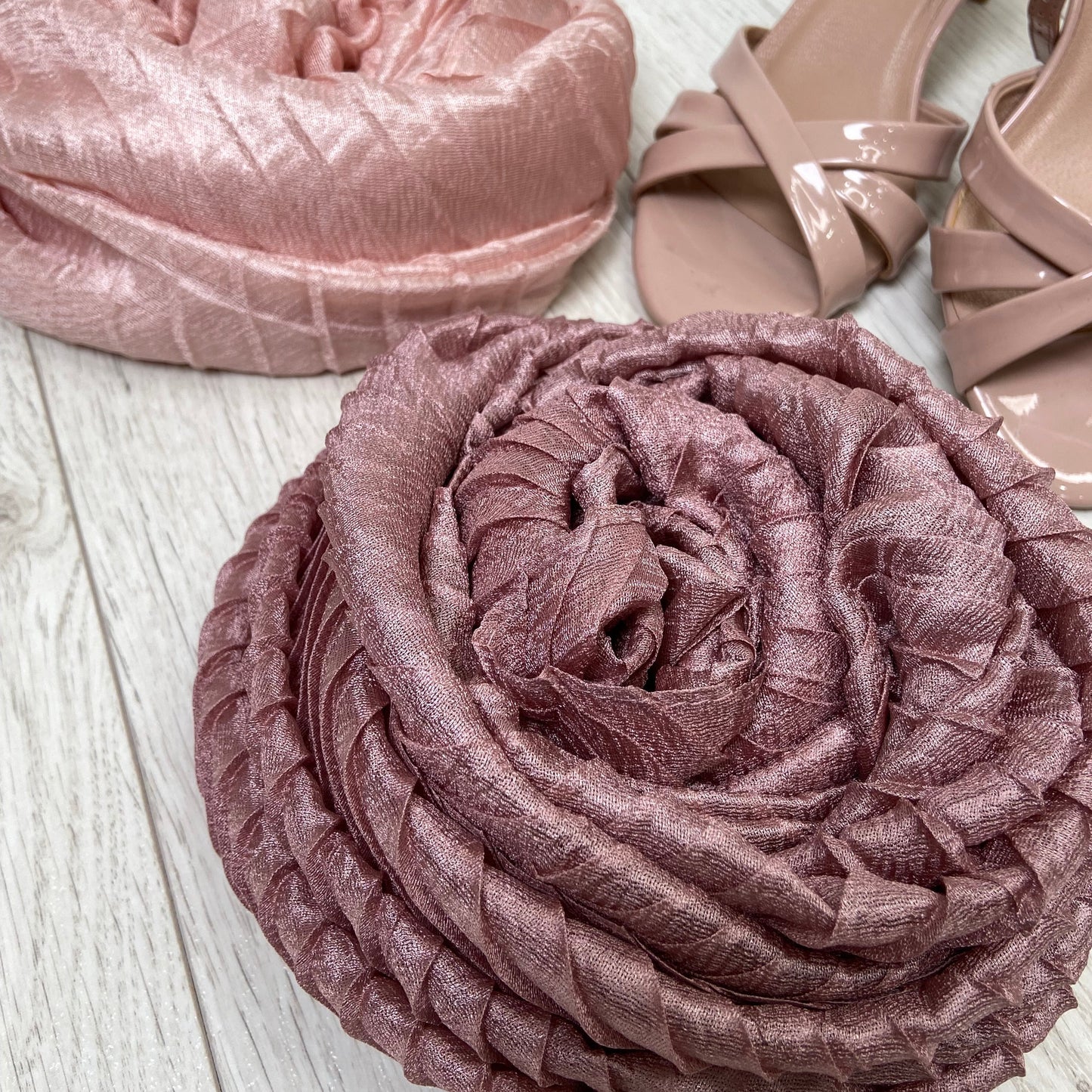 Hijab Metallic Shimmer Silk - Over 10 shades