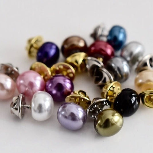 Hijab Pin Pearl brooch pins - 12 in a set