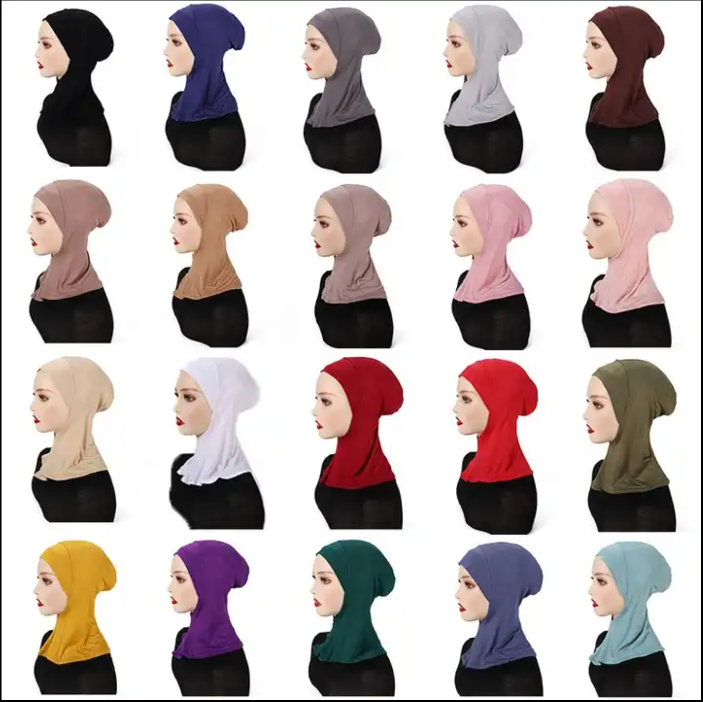 Hijab under hat for full neck coverage -  Ninja Style