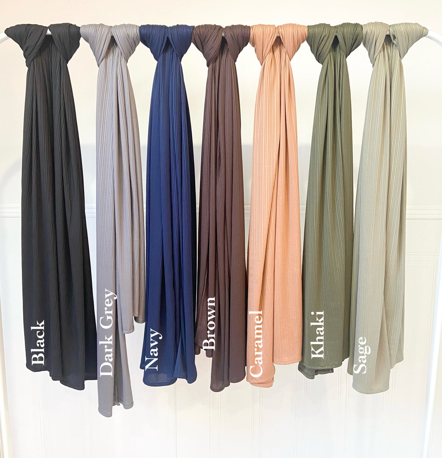 Hijab Ribbed Premium Jersey - Over 10 shades