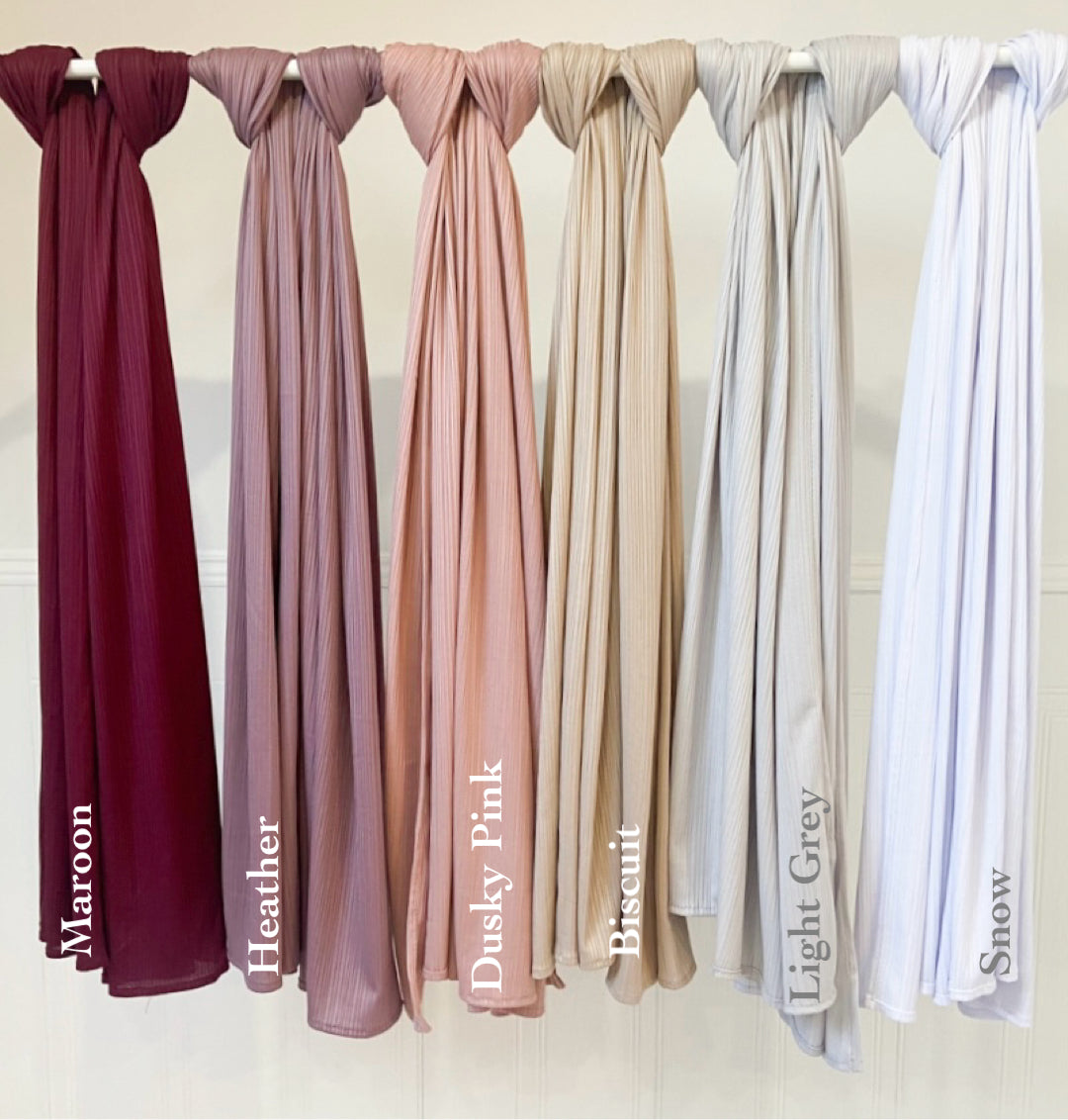 Hijab Ribbed Premium Jersey - Over 10 shades