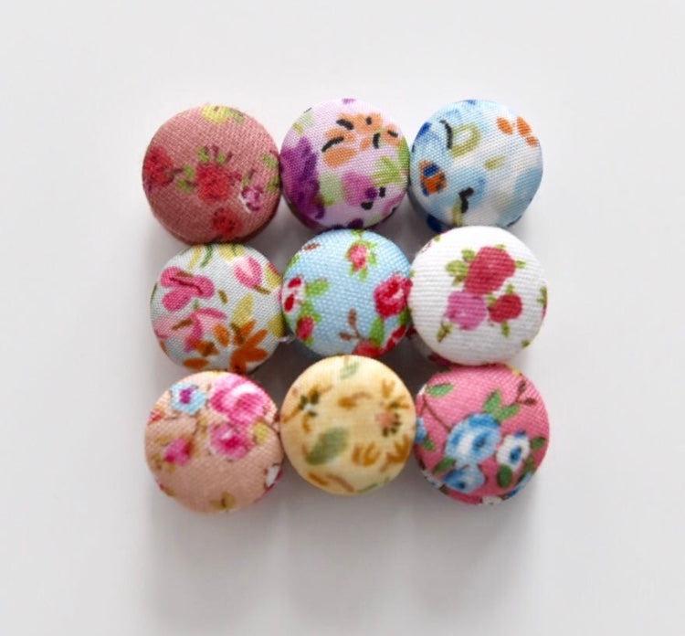 Hijab Pins Shabby chic floral Magnet - 6 in a set