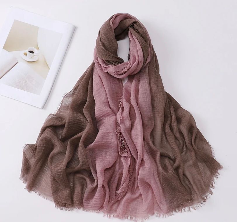 Hijab Ombre Crimp scarf - 8 shades