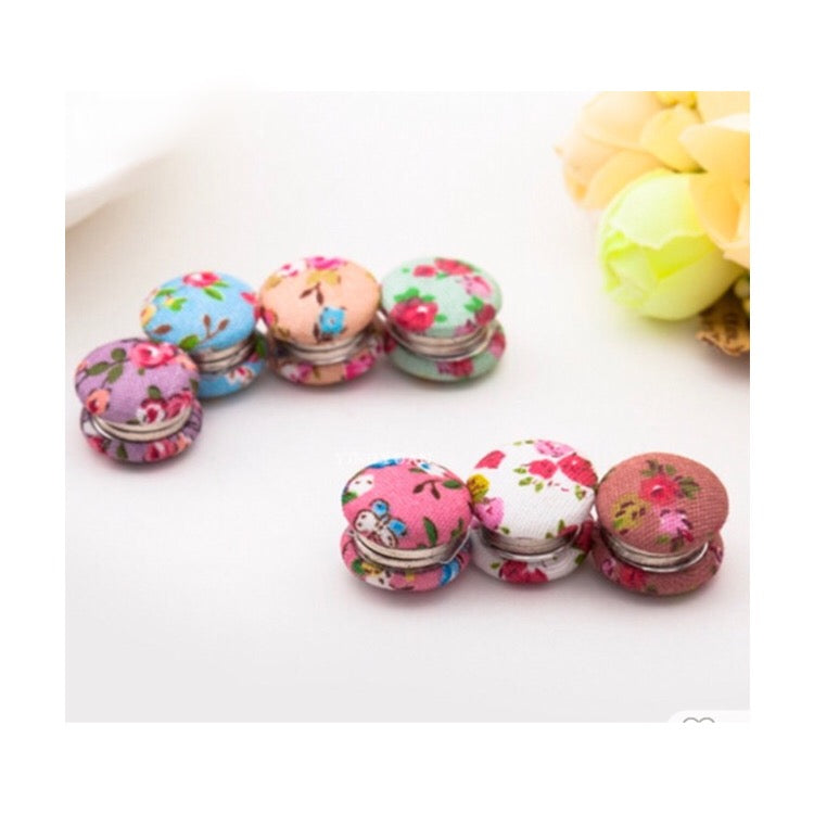 Hijab Pins Shabby chic floral Magnet - 6 in a set