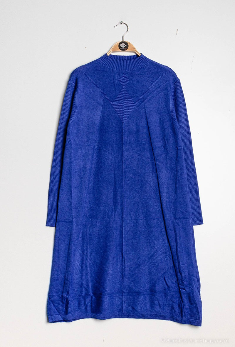 Diamond Aline Knit dress Royal Blue