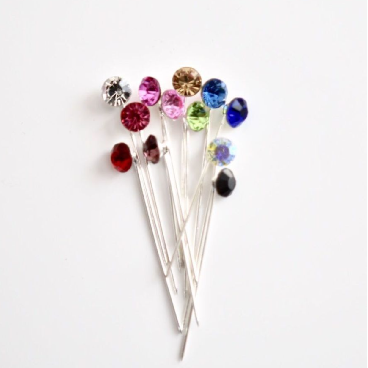 Hijab Pin Diamante - 12 in a set